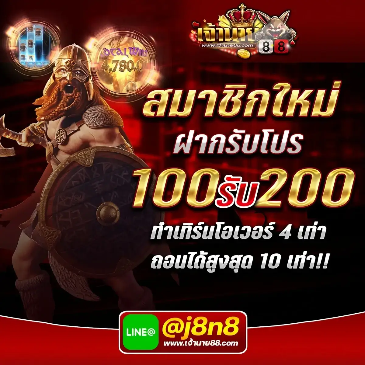 เอ็มโฟร์ คาสิโนออนไลน์อันดับ 1 รวมเกมดัง โปรโมชั่นเด็ด การันตีคุณภาพ